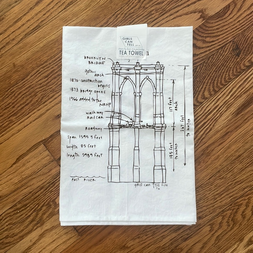Brooklyn Bridge Tea Towel_NWT